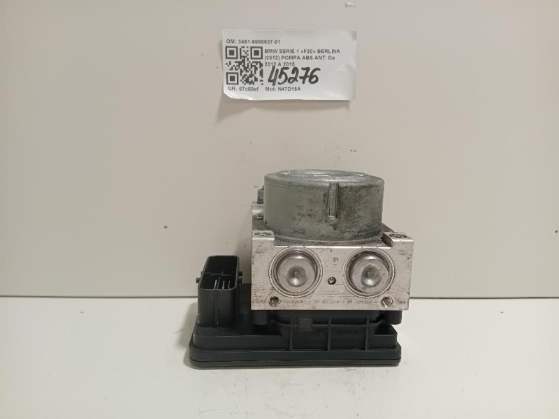 Pompa ABS ANT 3451-6868637-01 Bmw Serie 1 F20 Berlina 2012