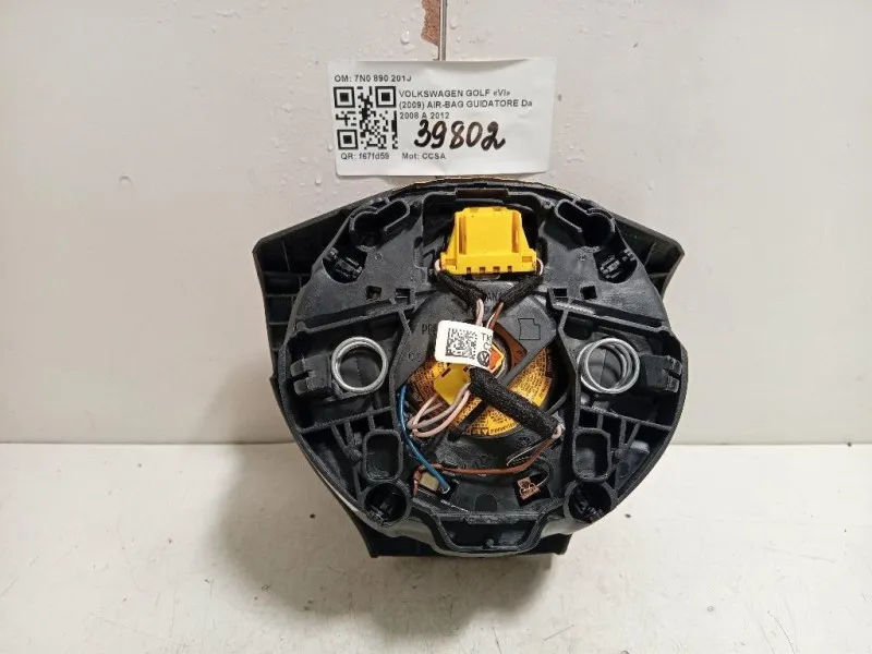 Air-bag Guidatore 7N0890201J Volkswagen GOLF VI 2009