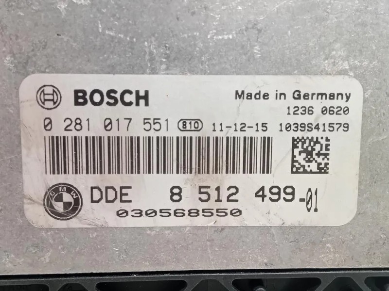 Centralina Iniezione 8 512 499-01CENTRALINA ECU Bmw Serie 1 E87 Berlina 2005