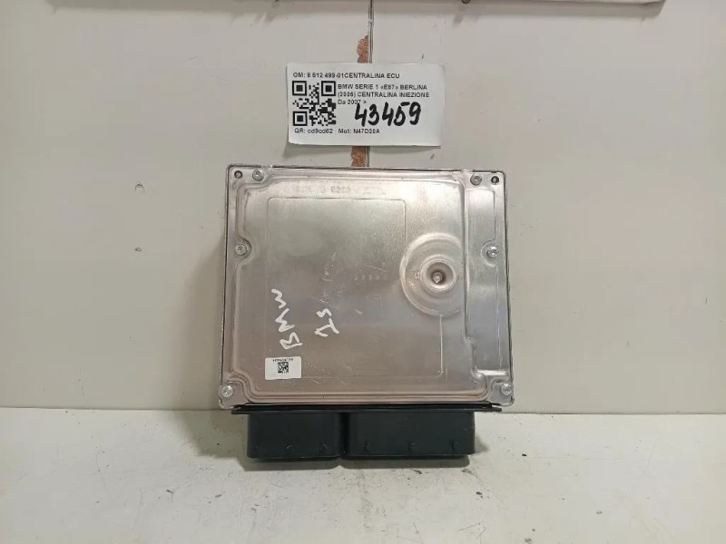 Centralina Iniezione 8 512 499-01CENTRALINA ECU Bmw Serie 1 E87 Berlina 2005