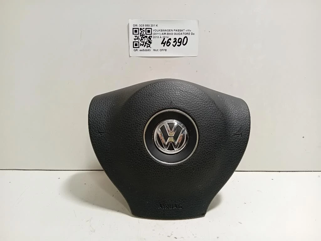 Air-bag Guidatore 3C8 880 201 K Volkswagen Passat VI 2011