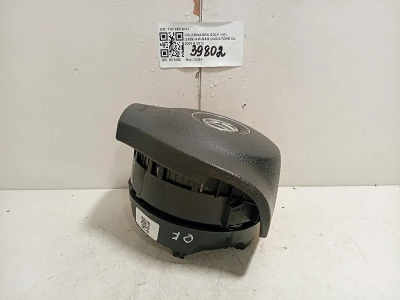 Air-bag Guidatore 7N0890201J Volkswagen GOLF VI 2009