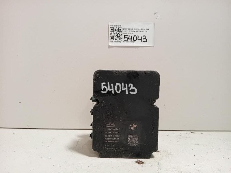 Pompa ABS ANT 3451-6791718-08 6791719 Bmw Serie 1 F20 Berlina 2012