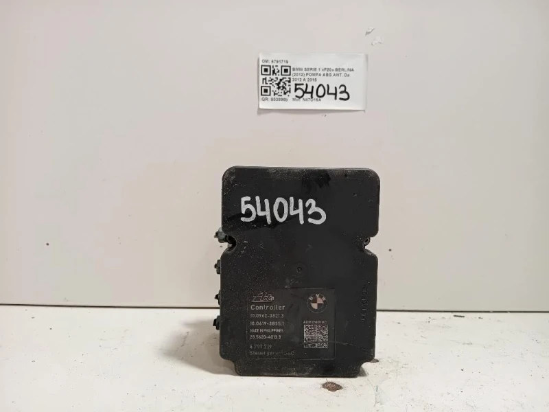 Pompa ABS ANT 3451-6791718-08 6791719 Bmw Serie 1 F20 Berlina 2012