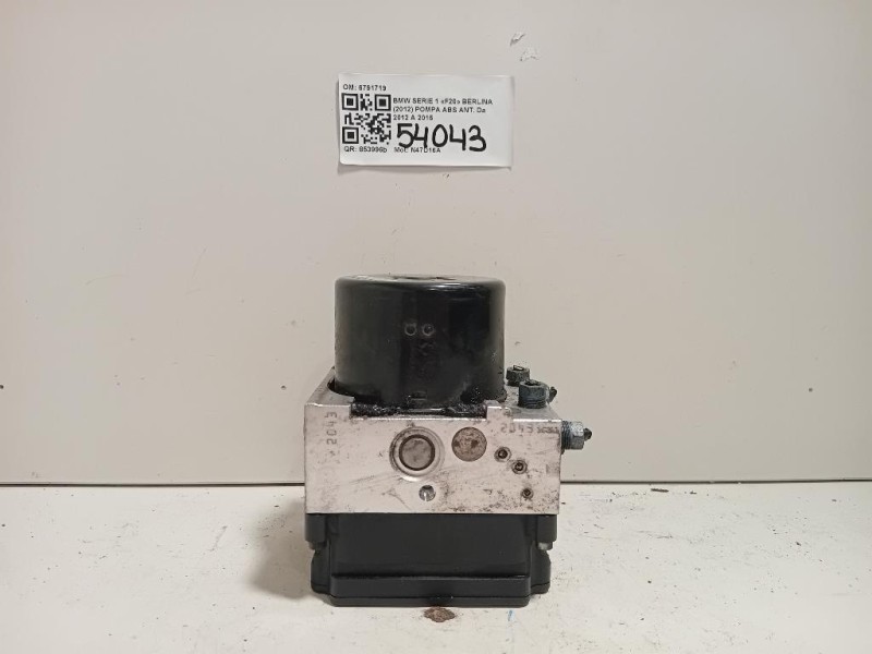 Pompa ABS ANT 3451-6791718-08 6791719 Bmw Serie 1 F20 Berlina 2012