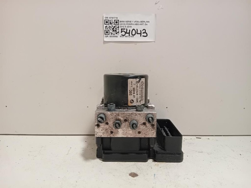 Pompa ABS ANT 3451-6791718-08 6791719 Bmw Serie 1 F20 Berlina 2012
