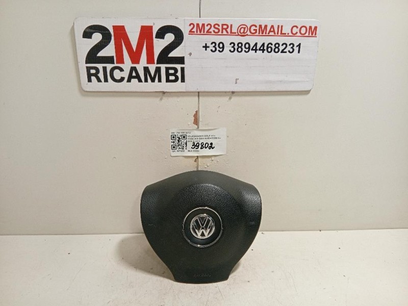 Air-bag Guidatore 7N0890201J Volkswagen GOLF VI 2009