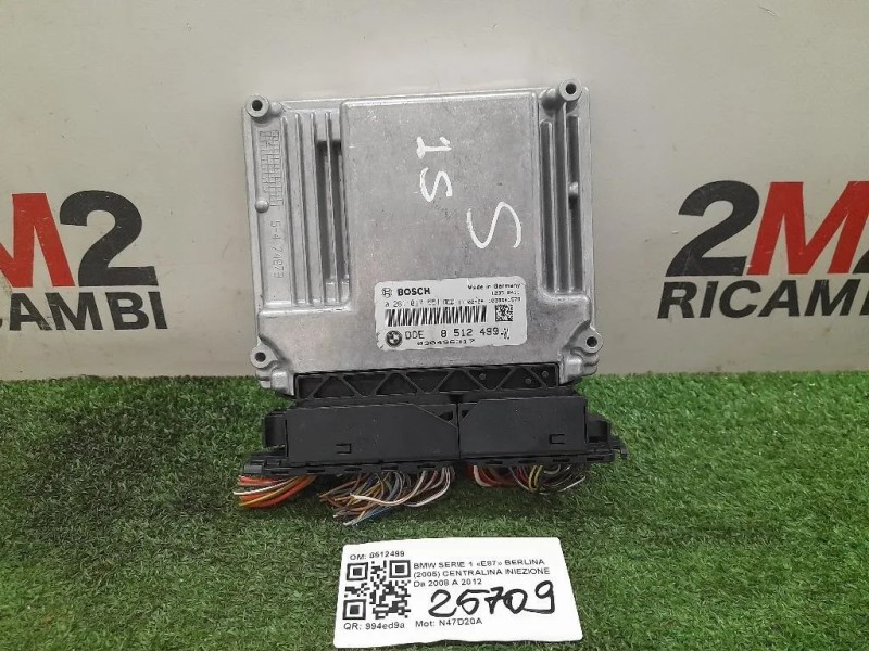 Centralina Iniezione 8512499 Bmw Serie 1 E87 Berlina 2005