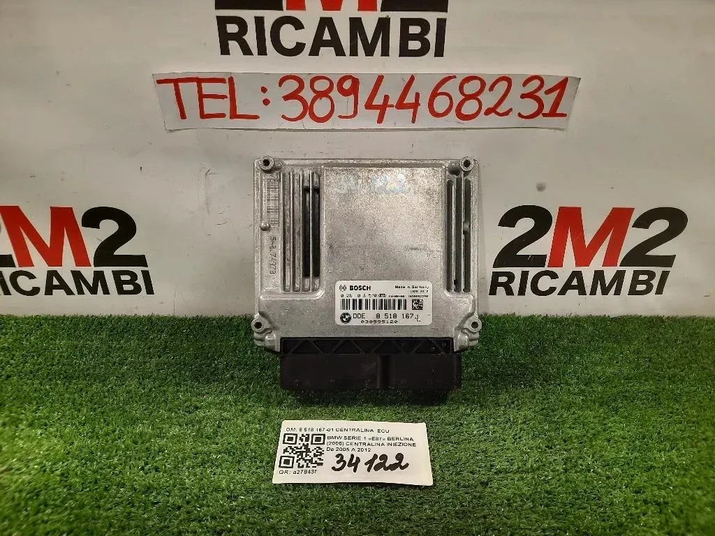Centralina Iniezione 8 518 167-01 CENTRALINA ECU Bmw Serie 1 E87 Berlina 2005