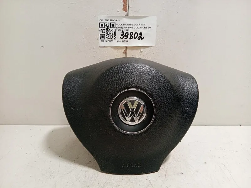 Air-bag Guidatore 7N0890201J Volkswagen GOLF VI 2009