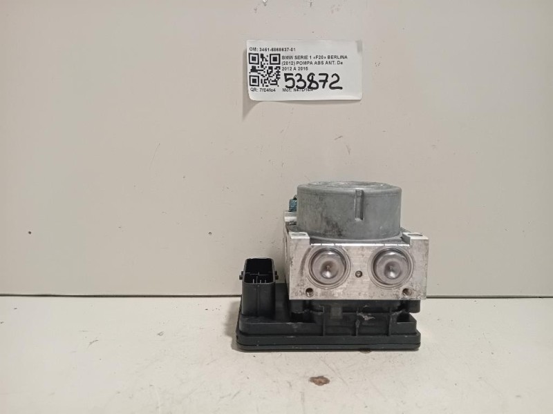Pompa ABS ANT 3451-6868637-01 Bmw Serie 1 F20 Berlina 2012