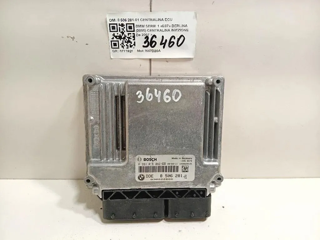 Centralina Iniezione 8 506 281-01 CENTRALINA ECU Bmw Serie 1 E87 Berlina 2005