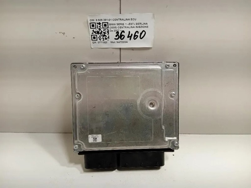 Centralina Iniezione 8 506 281-01 CENTRALINA ECU Bmw Serie 1 E87 Berlina 2005
