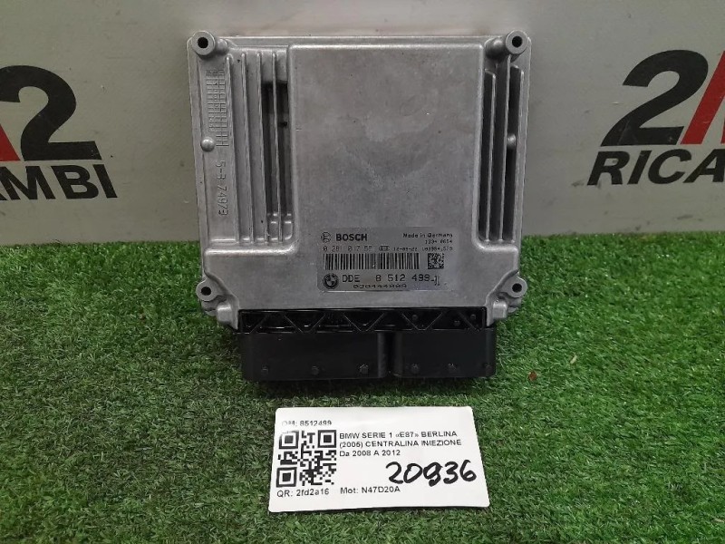 Centralina Iniezione 8512499 Bmw Serie 1 E87 Berlina 2005