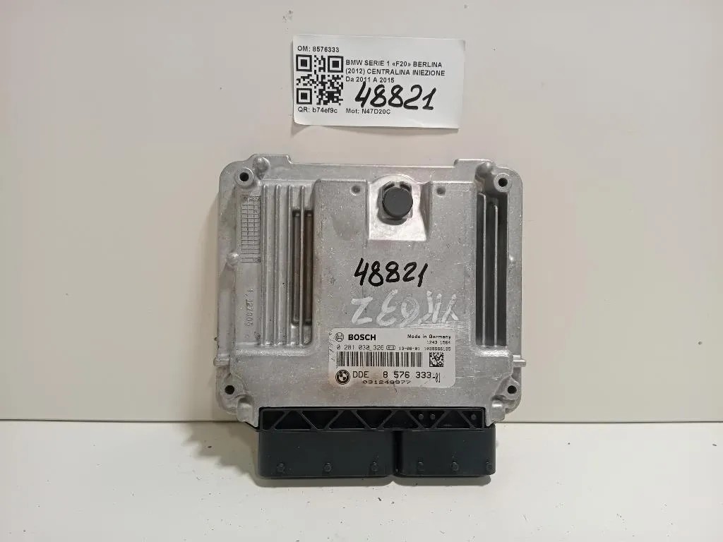 Centralina Iniezione 8576333 Bmw Serie 1 F20 Berlina 2012
