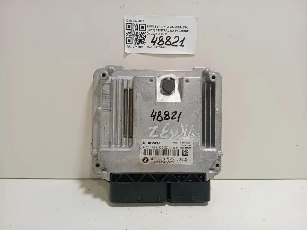 Centralina Iniezione 8576333 Bmw Serie 1 F20 Berlina 2012