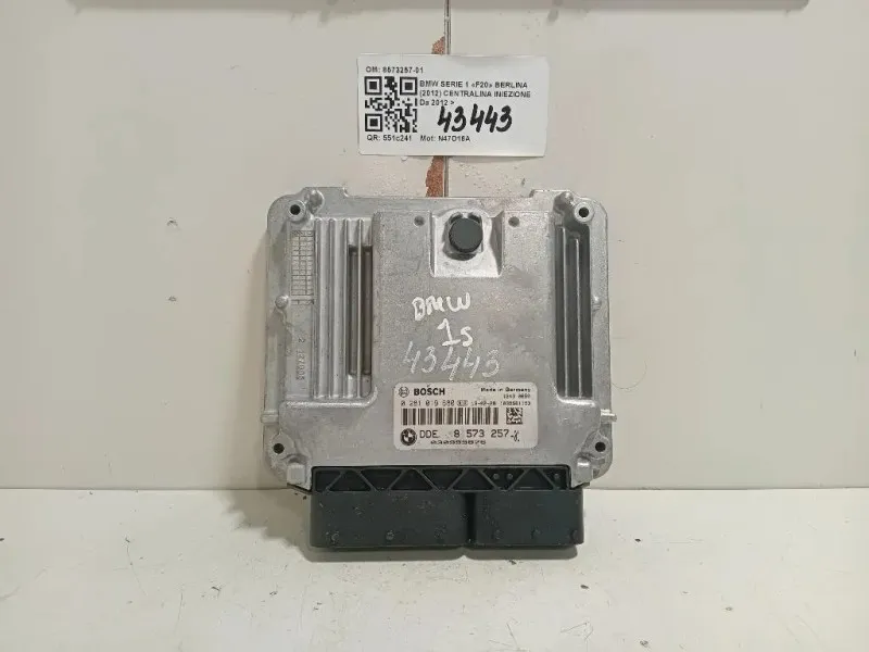 Centralina Iniezione 8573257-01 Bmw Serie 1 F20 Berlina 2012