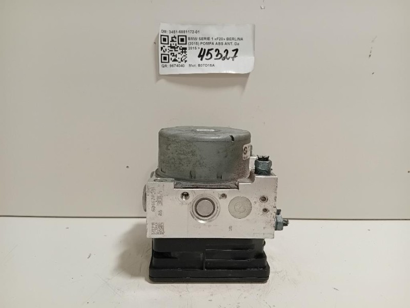 Pompa ABS ANT 3451-6881172-01 Bmw Serie 1 F20 Berlina 2015