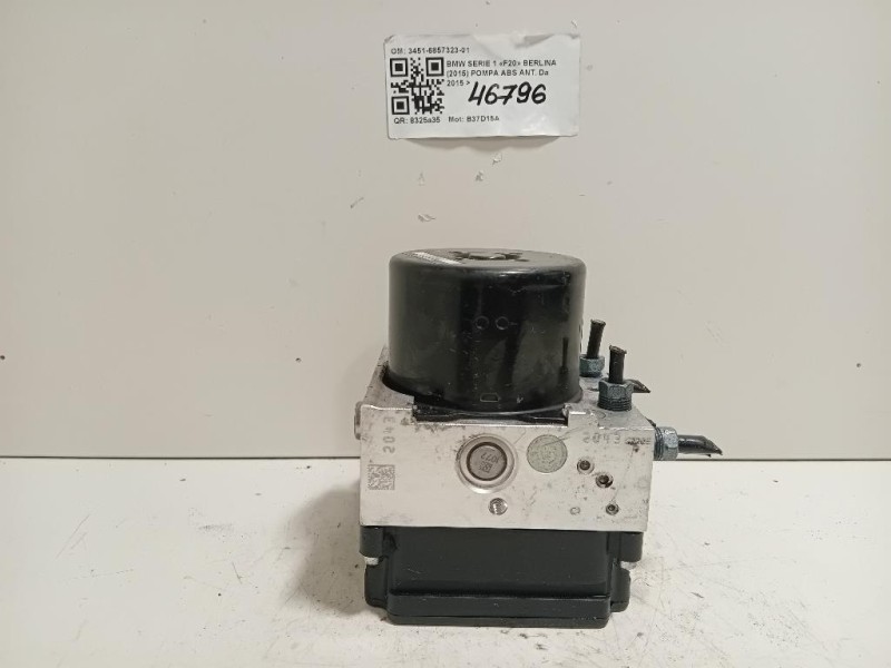 Pompa ABS ANT 3451-6857323-01 Bmw Serie 1 F20 Berlina 2015