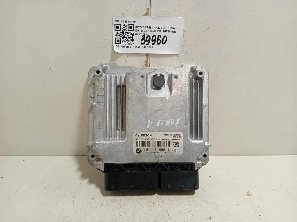 Centralina Iniezione 8589141-01 Bmw Serie 1 F20 Berlina 2012