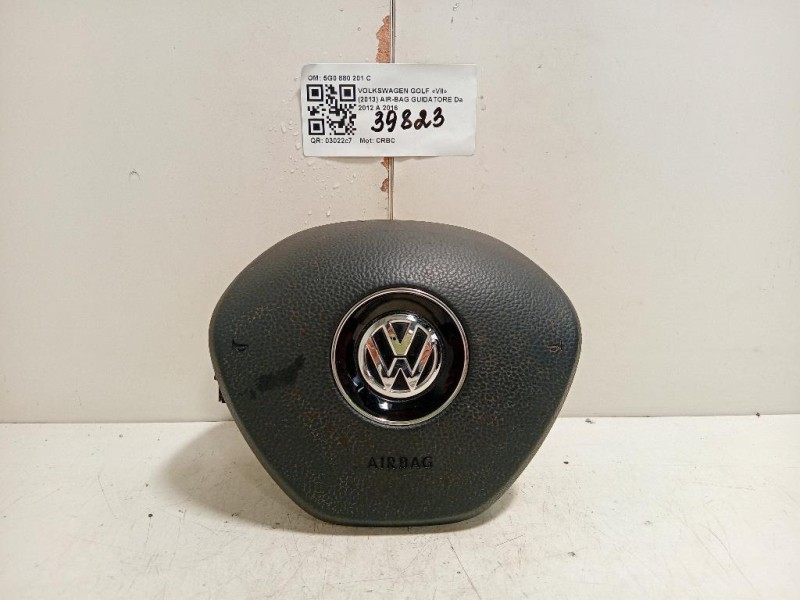 Air-bag Guidatore 5G0 880 201 C Volkswagen GOLF VII 2013