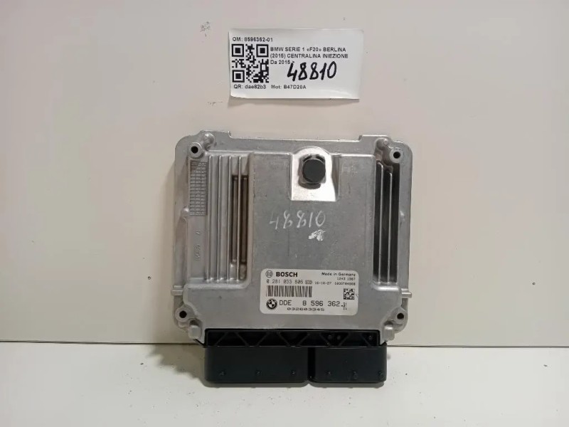 Centralina Iniezione 8596362-01 Bmw Serie 1 F20 Berlina 2015