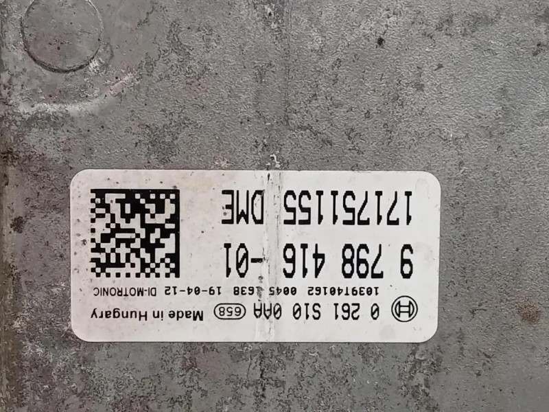 Centralina Iniezione 9798416-01 Bmw Serie 1 F20 Berlina 2015