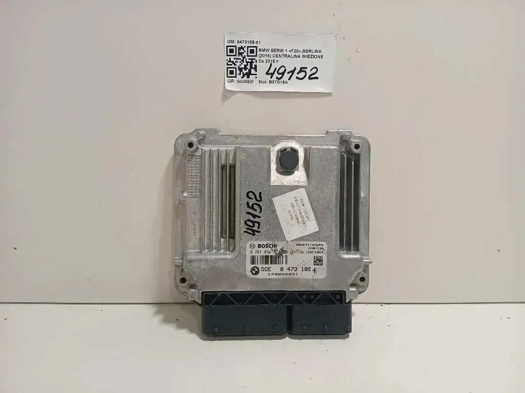 Centralina Iniezione 8473185-01 Bmw Serie 1 F20 Berlina 2015