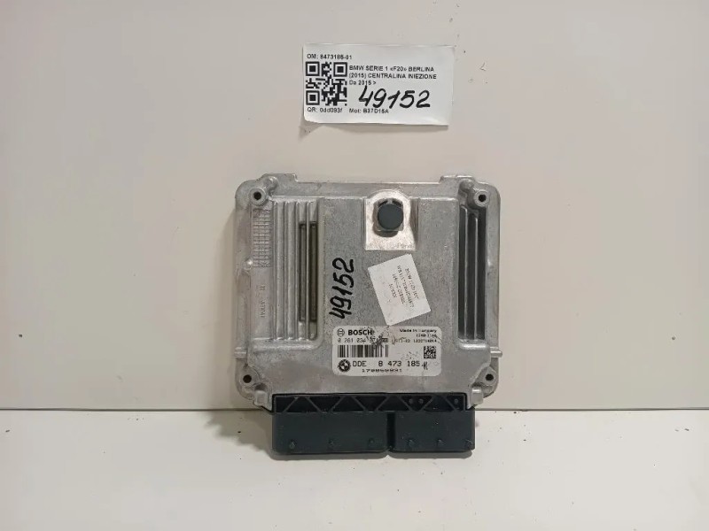 Centralina Iniezione 8473185-01 Bmw Serie 1 F20 Berlina 2015