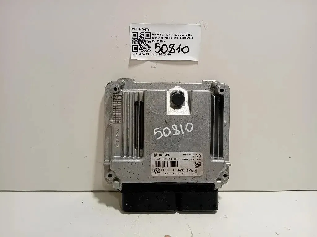 Centralina Iniezione 8470176 Bmw Serie 1 F20 Berlina 2015