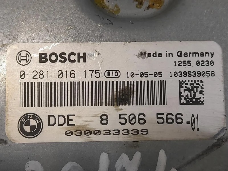 Centralina Iniezione 0281016175 Bmw Serie 3 E90 Berlina 2005