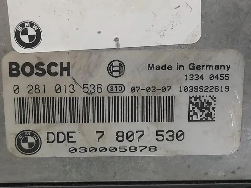 Centralina Iniezione 7807530 Bmw Serie 3 E90 Berlina 2005