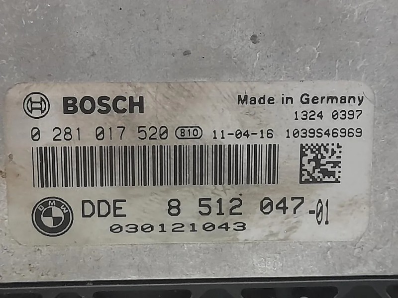 Centralina Iniezione 8512047-01 Bmw Serie 3 E90 Berlina 2005