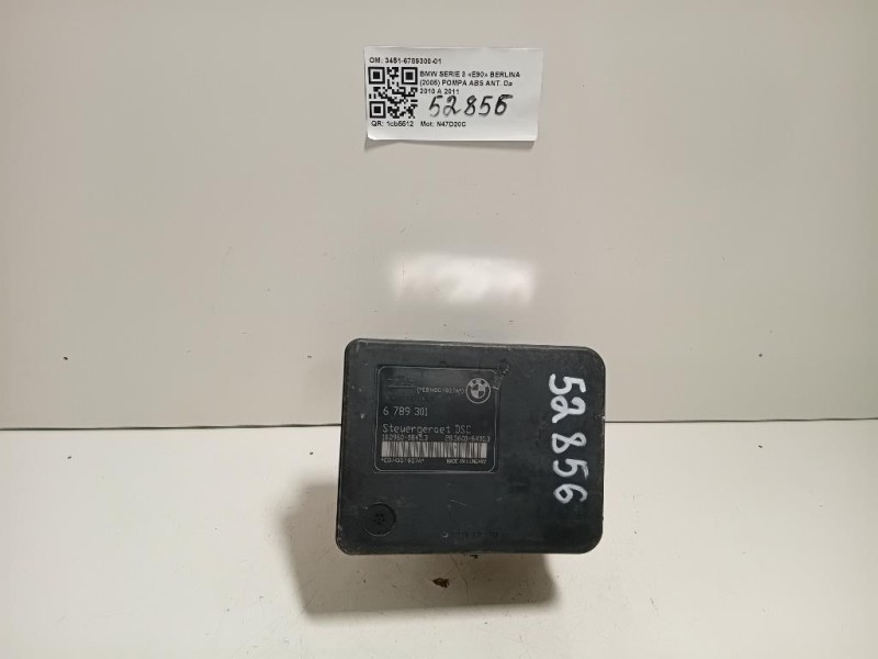 Pompa ABS ANT 3451-6789300-01 Bmw Serie 3 E90 Berlina 2005