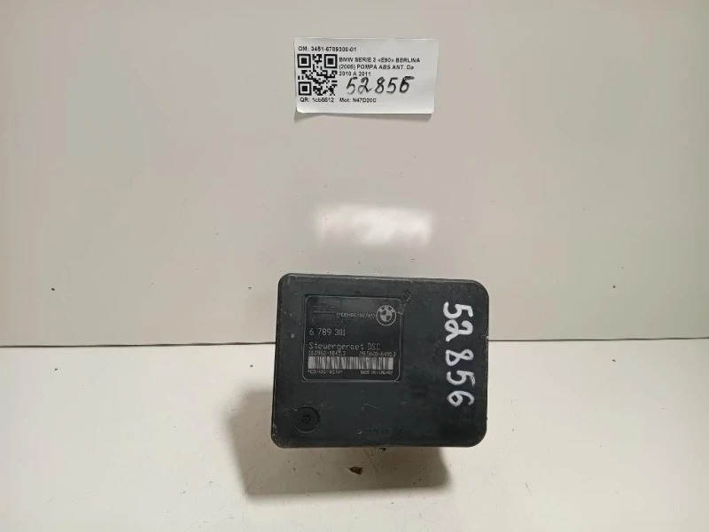 Pompa ABS ANT 3451-6789300-01 Bmw Serie 3 E90 Berlina 2005