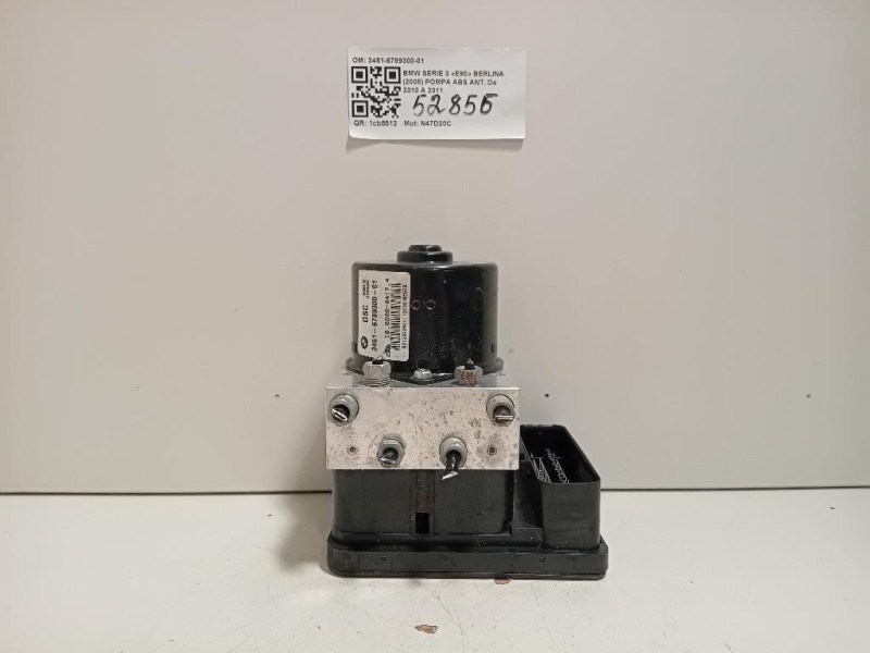 Pompa ABS ANT 3451-6789300-01 Bmw Serie 3 E90 Berlina 2005