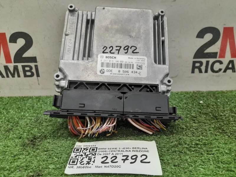 Centralina Iniezione 8506434 Bmw Serie 3 E90 Berlina 2005