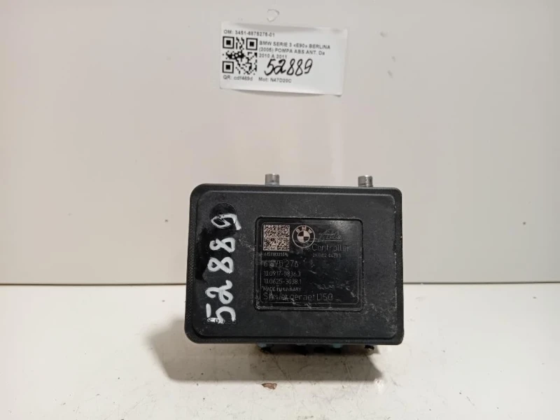 Pompa ABS ANT 3451-6875275-01 Bmw Serie 3 E90 Berlina 2005