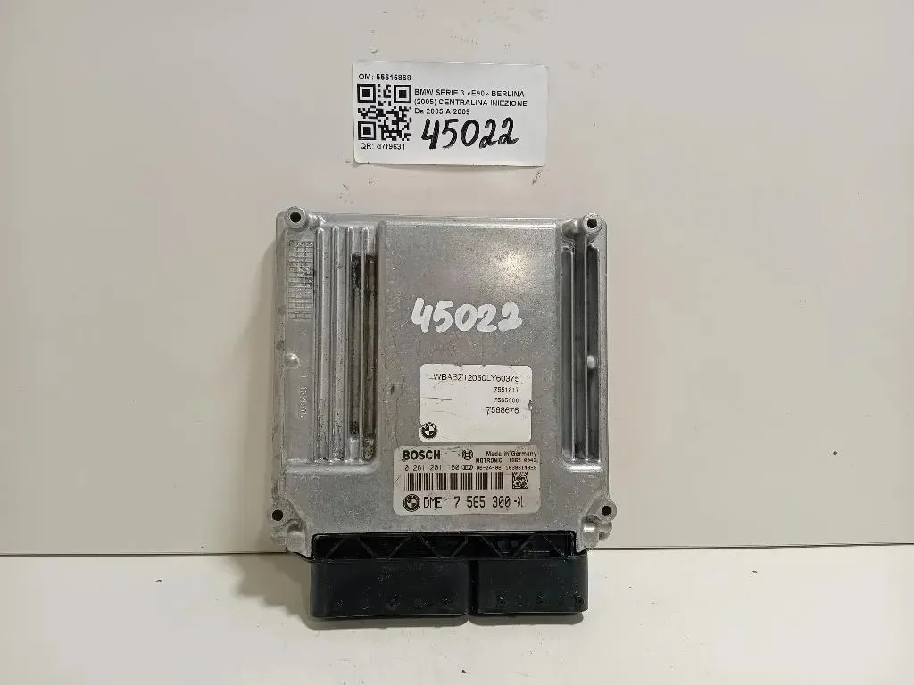 Centralina Iniezione 0 261 201 160 Bmw Serie 3 E90 Berlina 2005