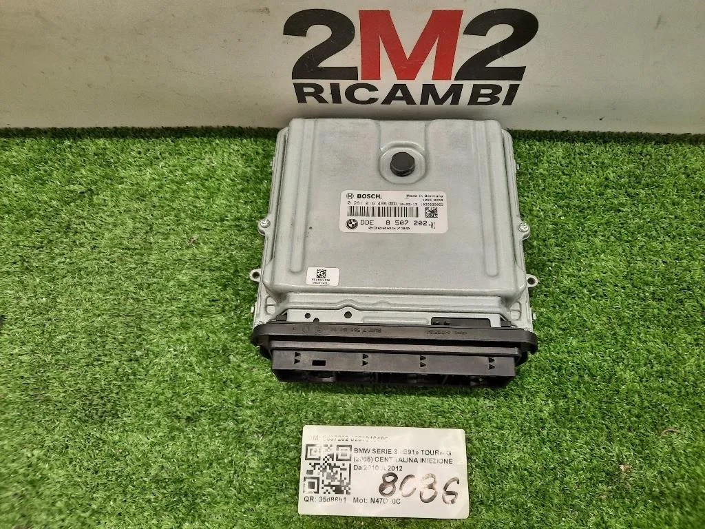 Centralina Iniezione 8507202 0281016496 Bmw Serie 3 E91 Touring 2005