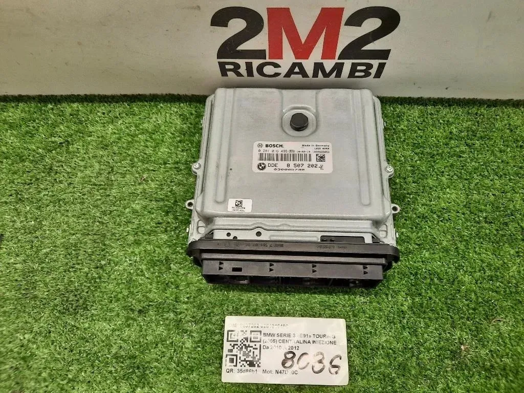 Centralina Iniezione 8507202 0281016496 Bmw Serie 3 E91 Touring 2005
