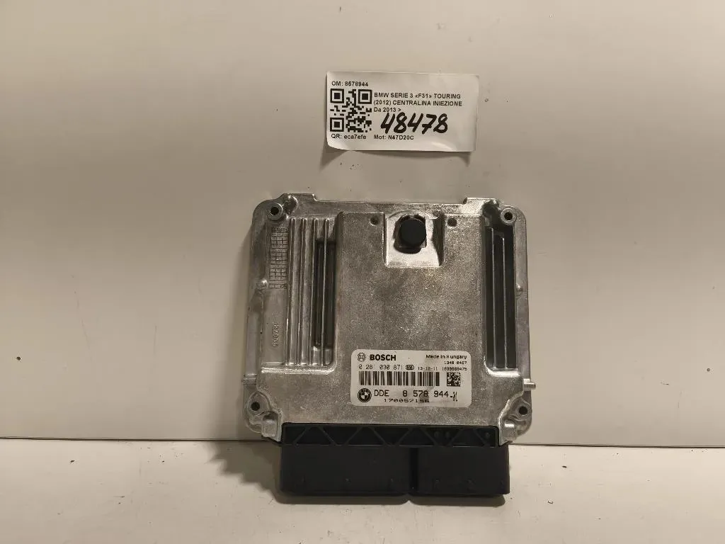Centralina Iniezione 8578944 Bmw Serie 3 F31 Touring 2012