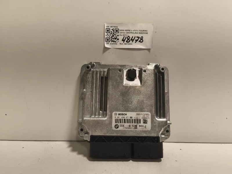 Centralina Iniezione 8578944 Bmw Serie 3 F31 Touring 2012