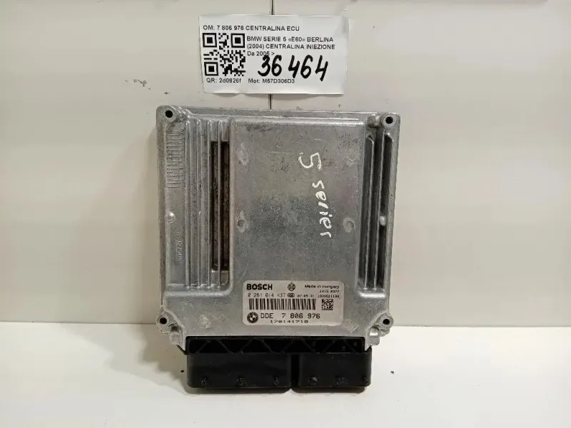 Centralina Iniezione 7 806 976 CENTRALINA ECU Bmw Serie 5 E60 Berlina 2004
