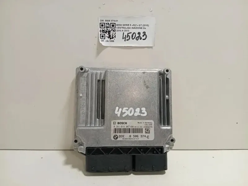 Centralina Iniezione 8 506 374-01 Bmw Serie 5 F07 GT 2010