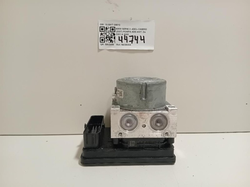 Pompa ABS ANT 100917-39513 Bmw Serie 3 E93 Cabrio 2007