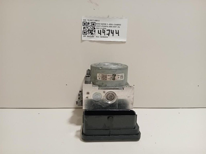 Pompa ABS ANT 100917-39513 Bmw Serie 3 E93 Cabrio 2007