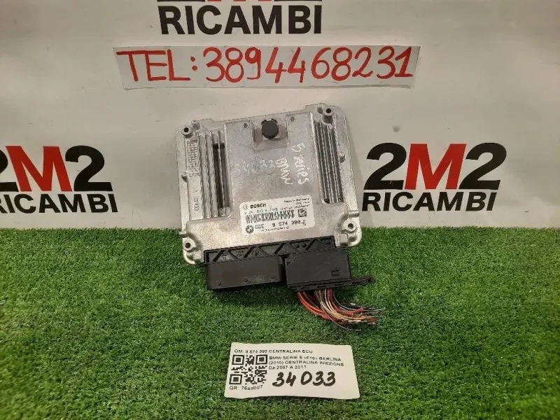 Centralina Iniezione 8 574 380 CENTRALINA ECU Bmw Serie 5 F10 Berlina 2010