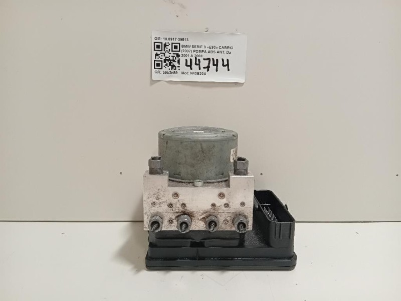 Pompa ABS ANT 100917-39513 Bmw Serie 3 E93 Cabrio 2007