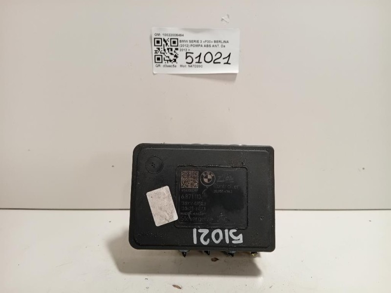 Pompa ABS ANT 10022006494 Bmw Serie 3 F30 Berlina 2012